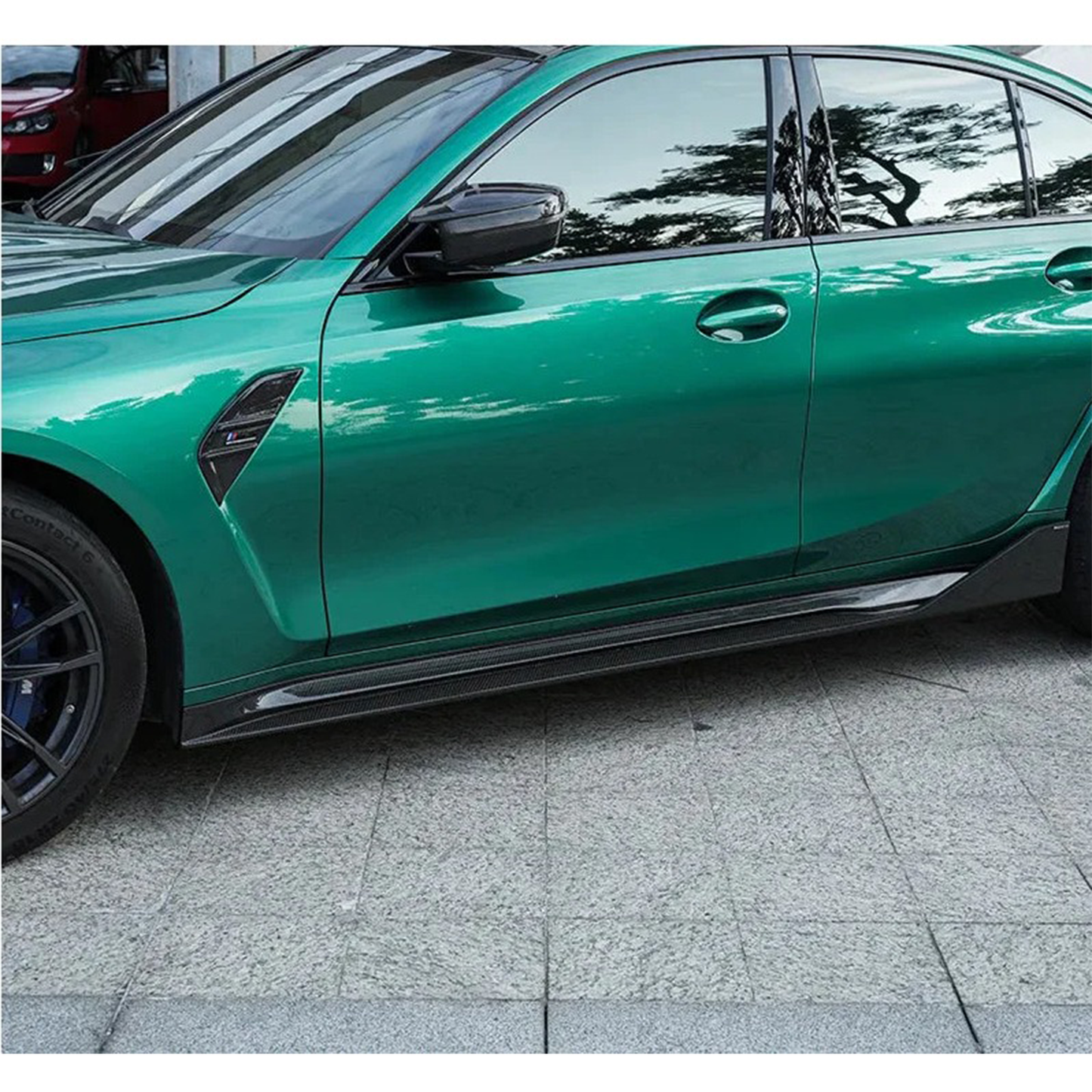 Prepreg Carbon Fiber PT Style Side Skirts for BMW G80 M3/G82 M4