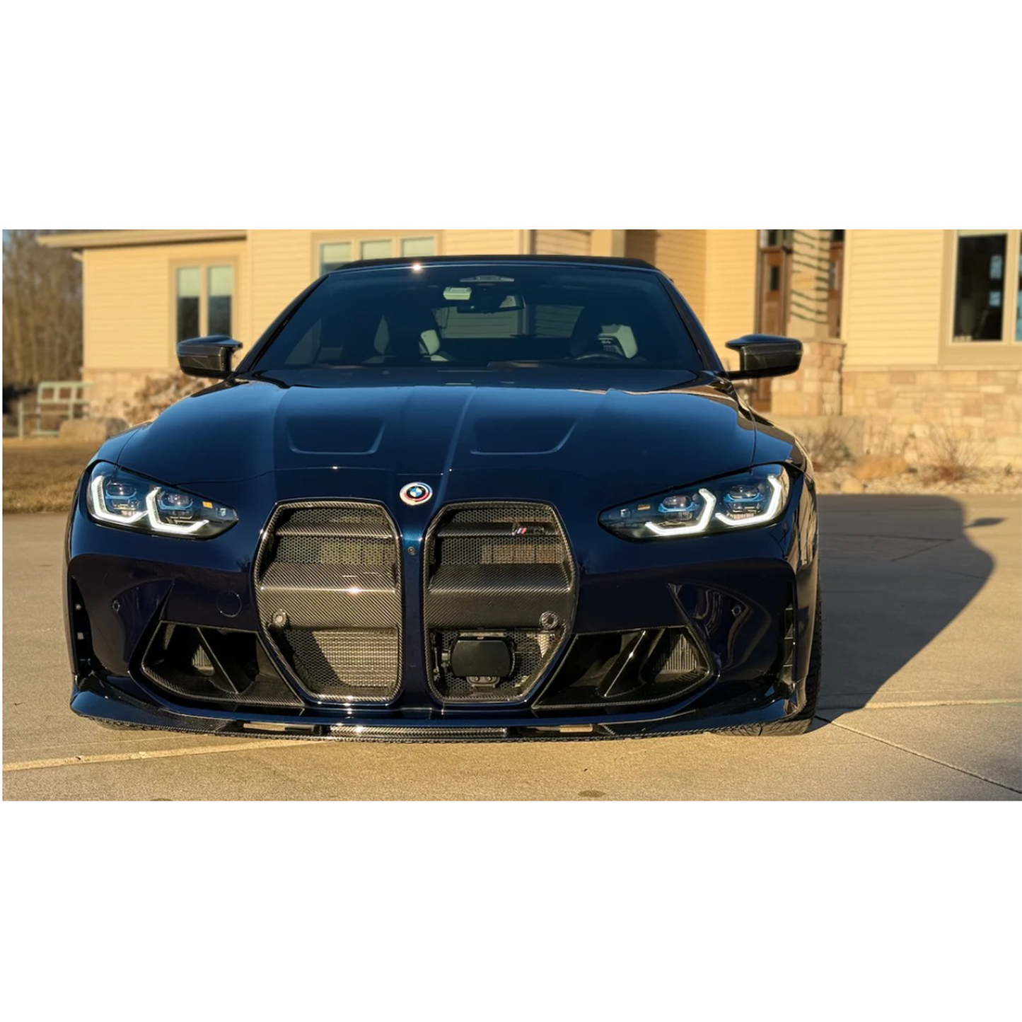 Dry Carbon Fiber Front Lip (OEM Mount) for BMW G80 M3/G82 M4