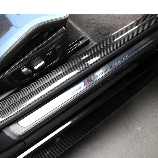 Carbon Fiber Door Sill Covers for BMW G87 M2