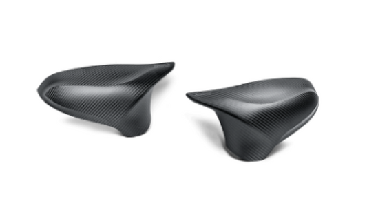 Akrapovic 2014+ BMW M3 (F80) Carbon Fiber Mirror Cap Set - Matte  | House of Apex