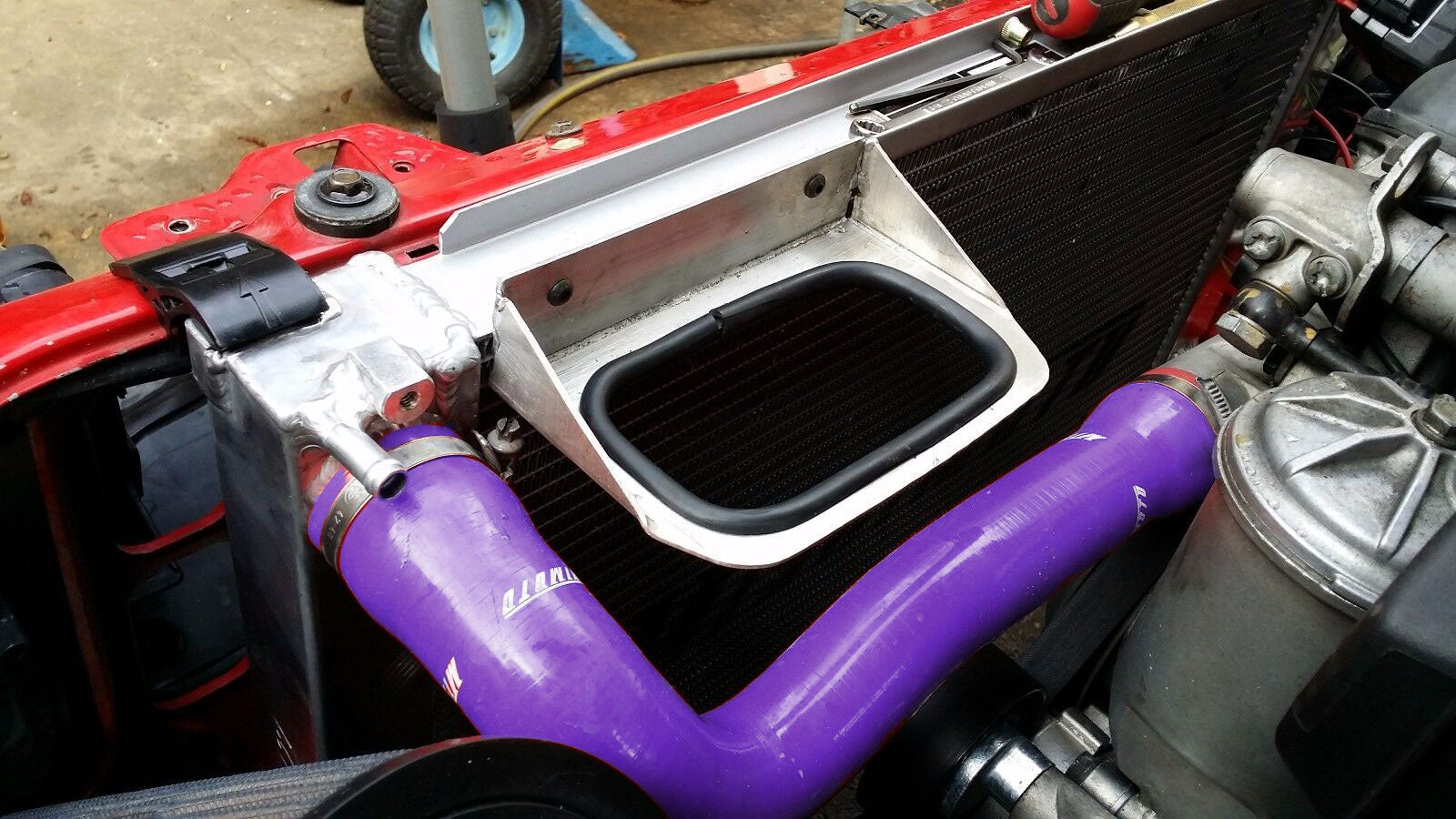 Aluminum BMW E36 Coolant Reservoir Mount Bracket