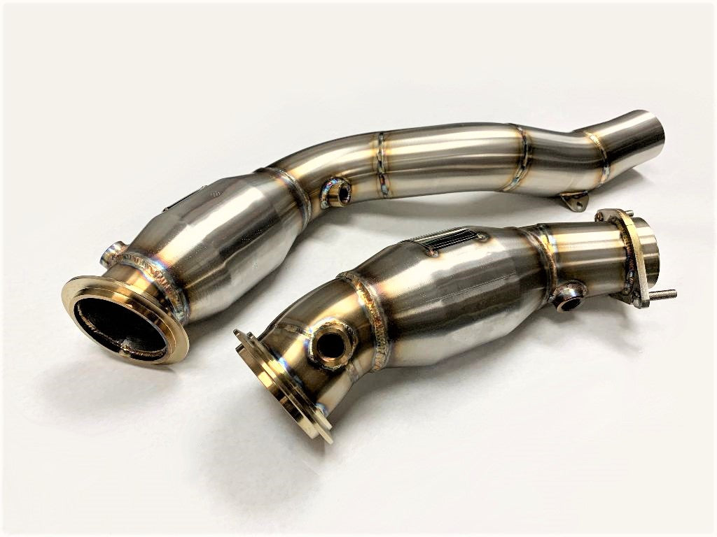 BMW F80/F82/F87 M2C/M3/M4 S55 | Evolution Racewerks Sports Series High Flow Catted Downpipes | House of Apex - House of Apex