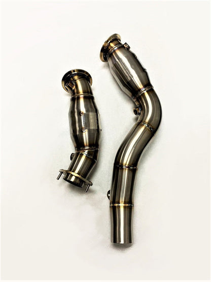 BMW F80/F82/F87 M2C/M3/M4 S55 | Evolution Racewerks Sports Series High Flow Catted Downpipes | House of Apex - House of Apex