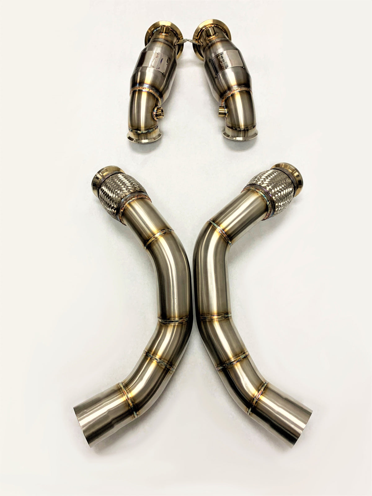 Sports Series High Flow Catted Downpipe for 2018-23 M5/M8 S63M Engine