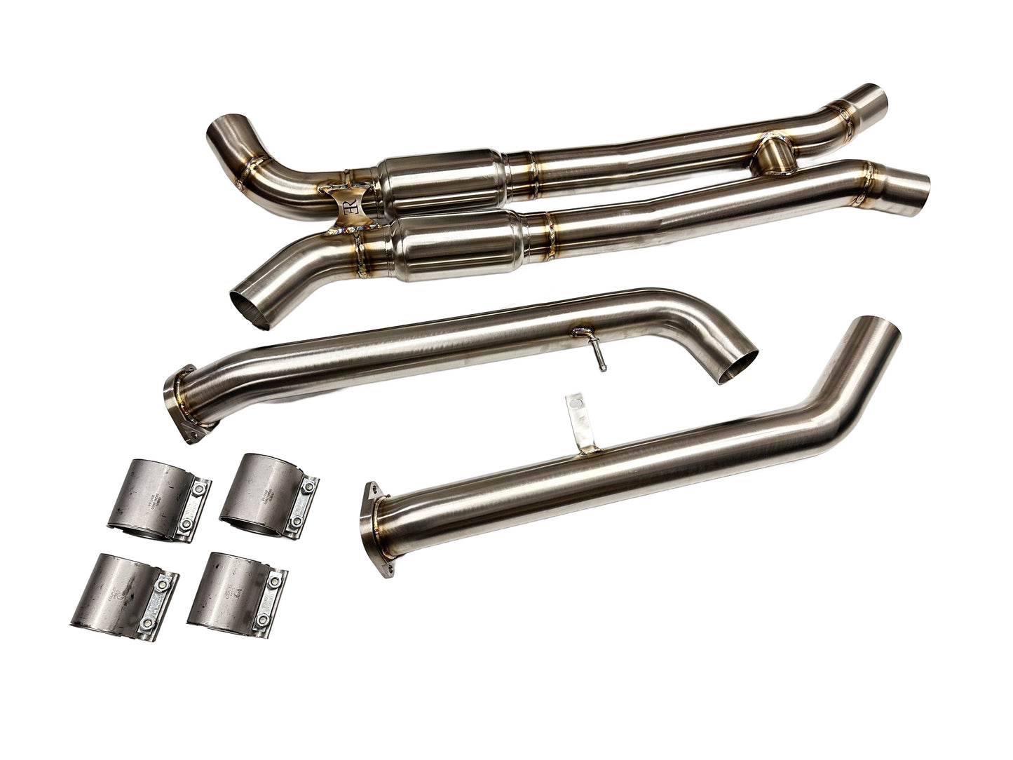 BMW G80/G82 M3/M4 S58 | Evolution Racewerks Sports Series Resonated Mid Pipes | House of Apex - House of Apex