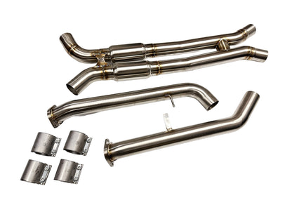 BMW G87 M2 S58 | Evolution Racewerks Sports Series Resonated Mid Pipes | House of Apex - House of Apex