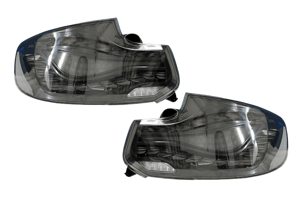 BMW & M2 (F22 F23 F87) Red and Black Dragon Scale OLED Tail Lights