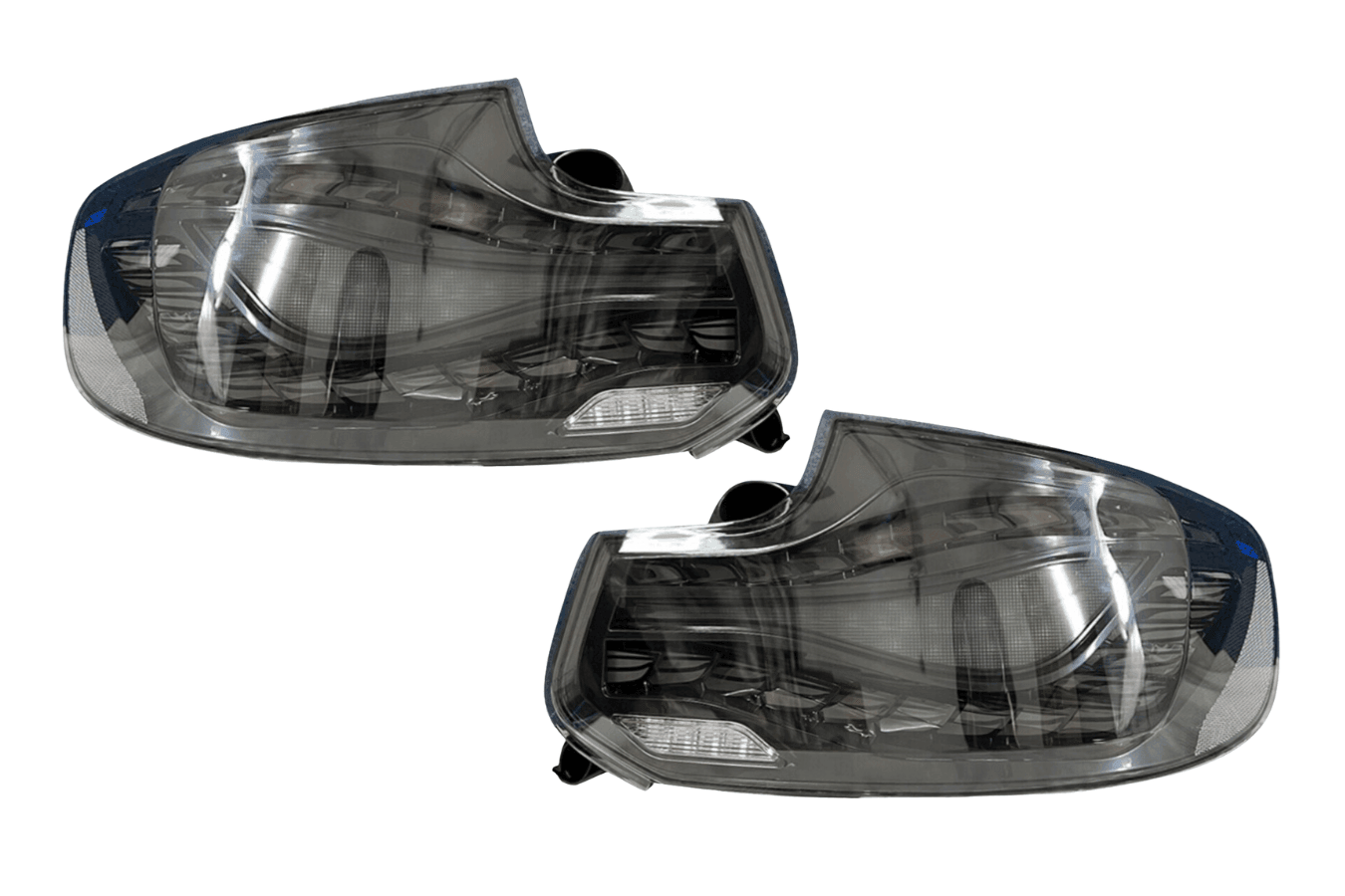 BMW & M2 (F22 F23 F87) Red and Black Dragon Scale OLED Tail Lights