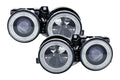 BMW 3-series E30 2/4 Door Black Angel Eyes Headlight Set (1987-1991)