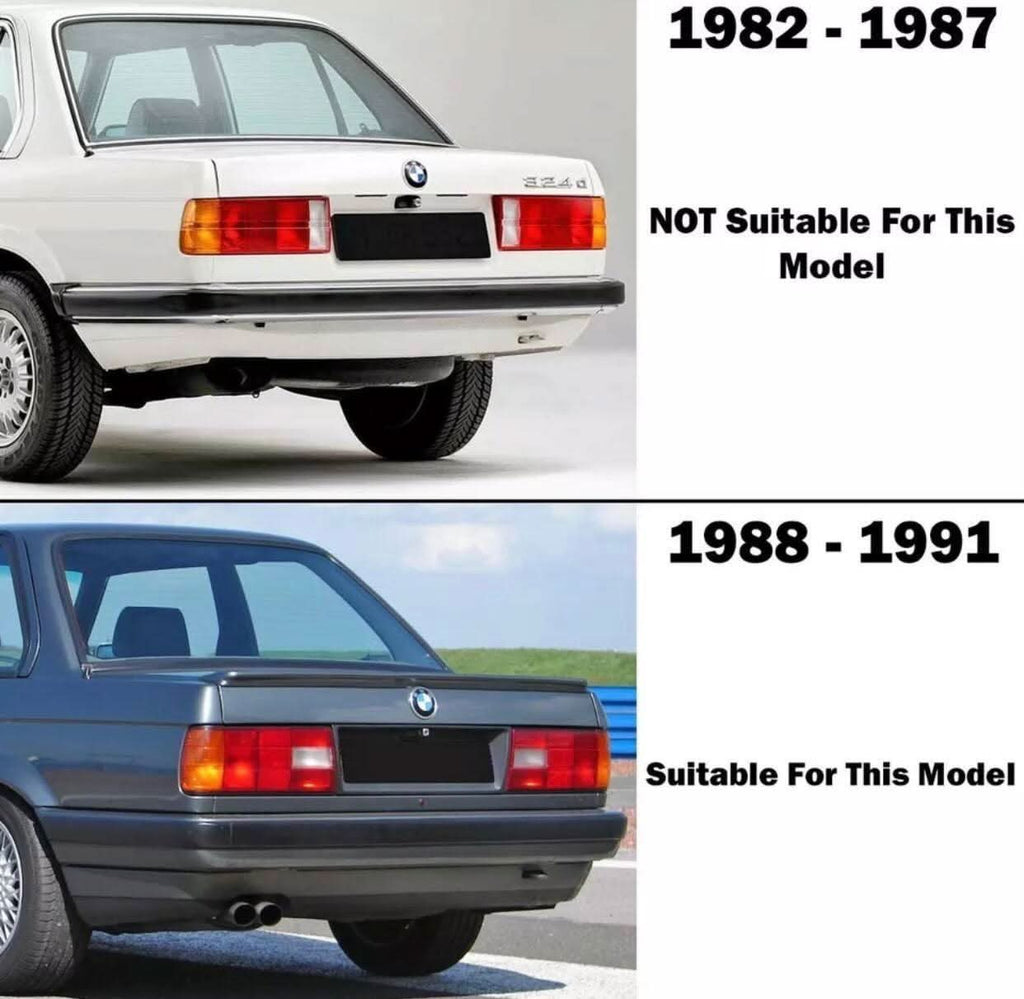 BMW 3-Series E30 Red/ Clear Tail Lights- Facelift (1988-1994)