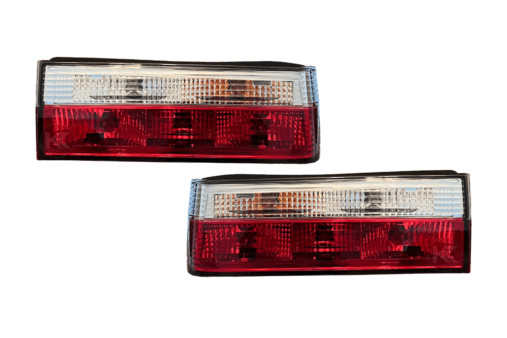 BMW 3-Series E30 Red/ Clear Tail Lights- Facelift (1988-1994)