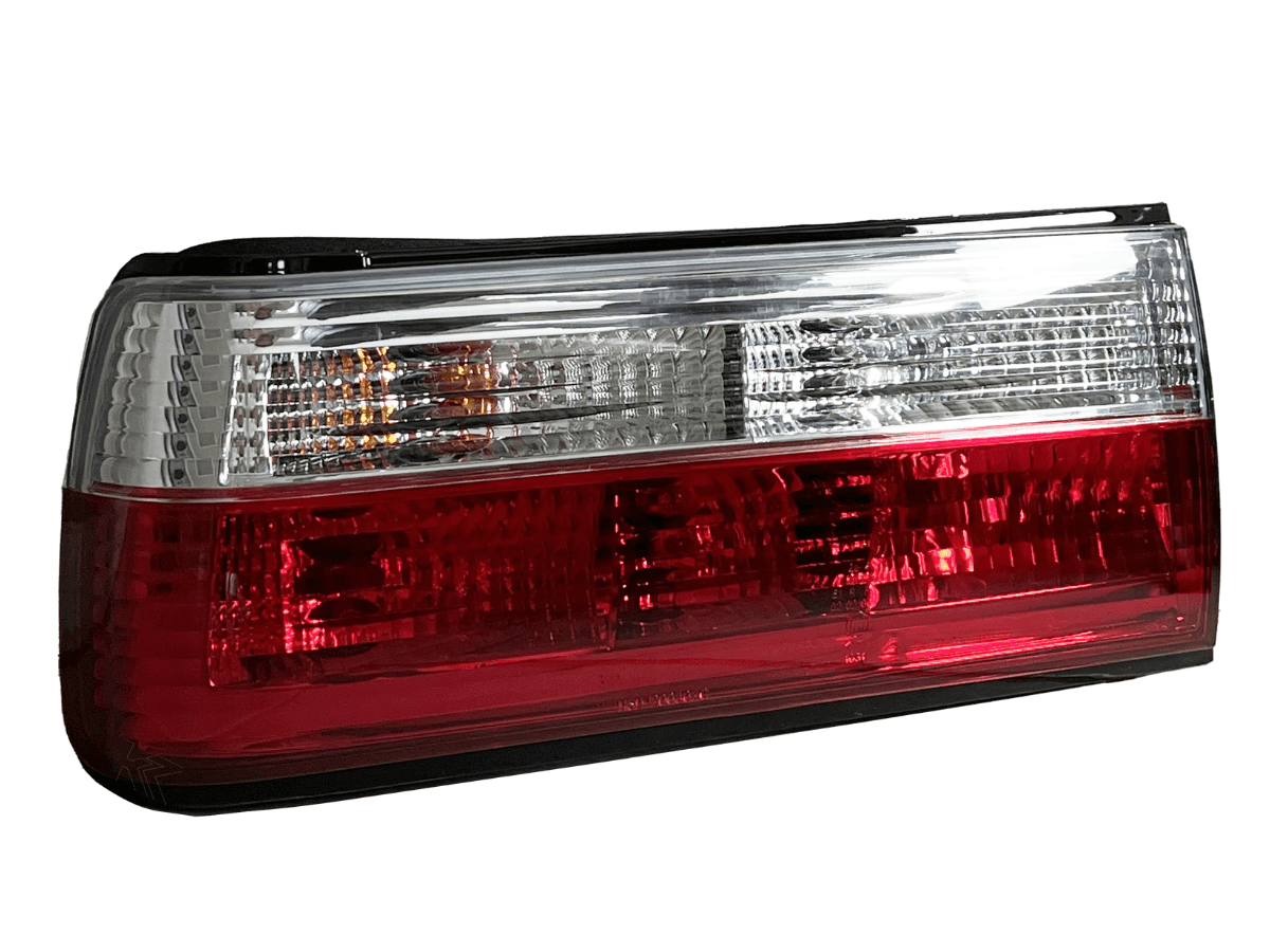 BMW 3-Series E30 Red/ Clear Tail Lights- Facelift (1988-1994)