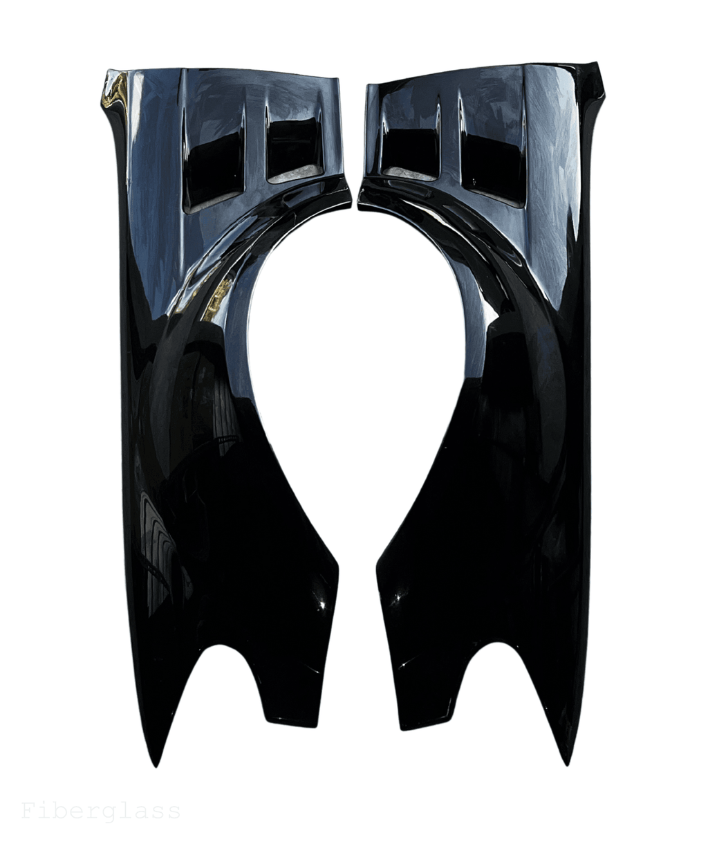BMW 3-Series E46 Sedan Full Over Fender Kit with Vented Front Fenders - ABS OR Fiberglass