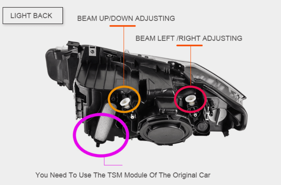 BMW 3-Series F30 F35 Modern Style LED Headlights (2013-2015)