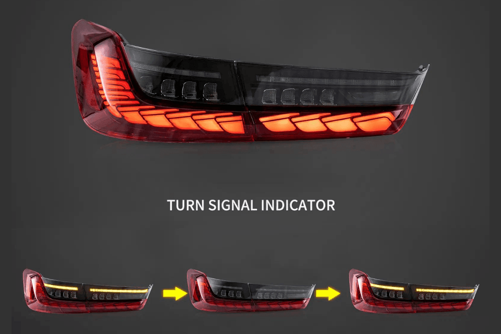BMW 3-Series G20/G28/G80 Dragon Scale Style Tail Lights (2019 - 2024)