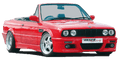 BMW E30 Coupe/Convertible - Rieger "Twisty" Side Skirt Set