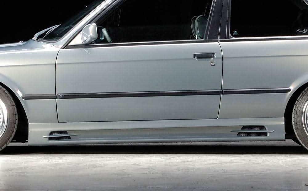 BMW E30 Rieger Side Skirts - Vented Type 1