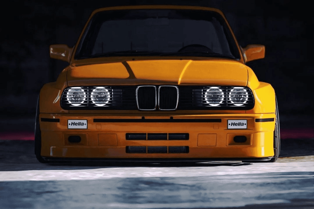 BMW E30 Series 3 Steady Style Front Grille and Headlights (1984 - 1991)