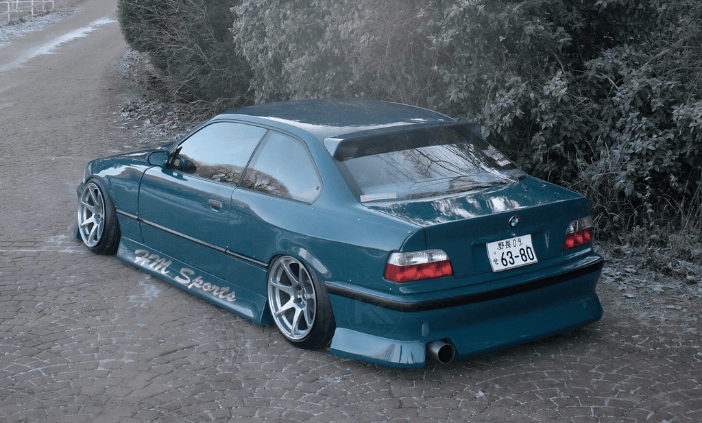 BMW E36 Coupe Series 3 Black HM Roof Spoiler V2 (1990 - 2000)