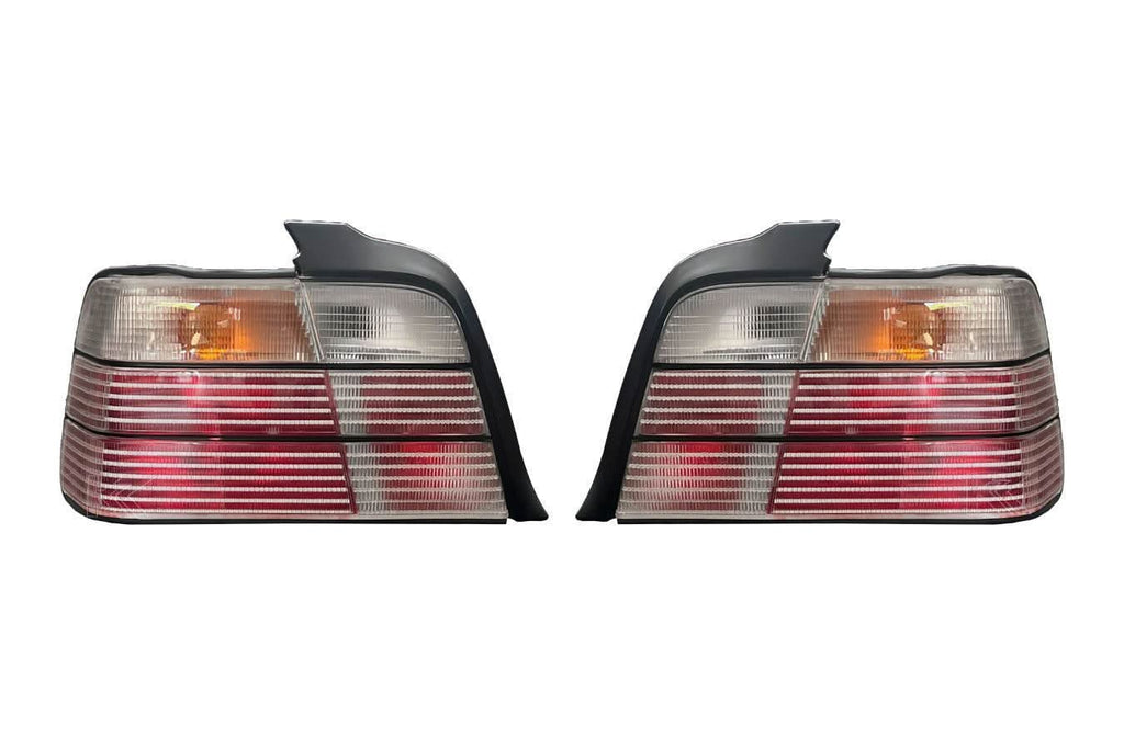 BMW E36 Sedan Clear OEM Style Tail Lights (1990-1999)
