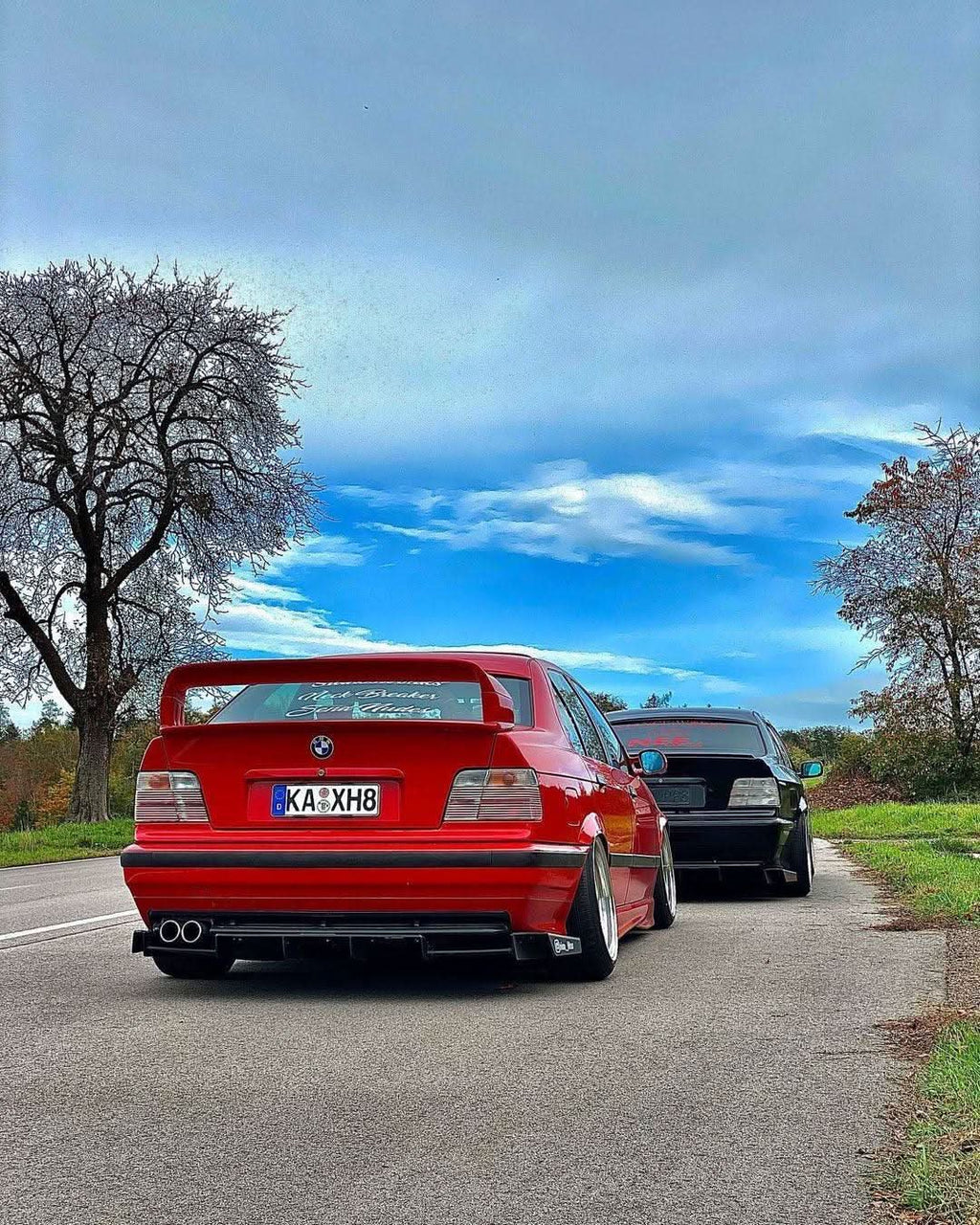 BMW E36 Sedan Clear OEM Style Tail Lights (1990-1999)