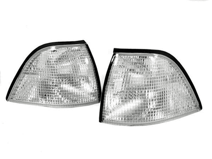 BMW E36 Series 3 Clear OEM Style Corner/Signal Lights (1992 - 1999)