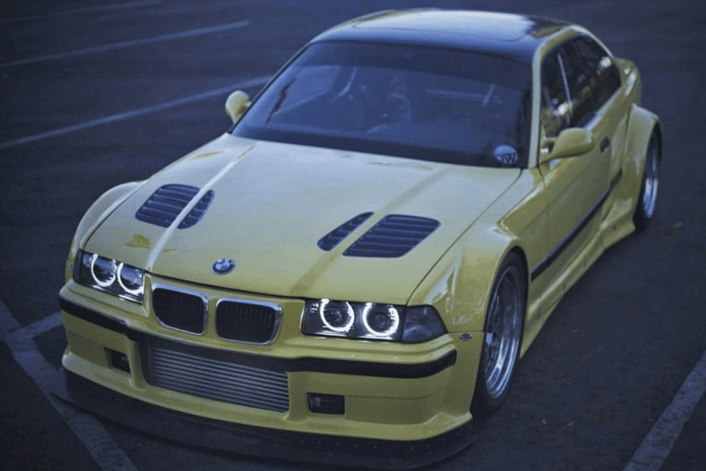 BMW E36 Series 3 GTR Inspired Front Hood Gills (1990 - 1999)