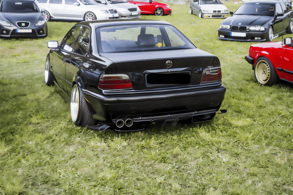 BMW E36 Series 3 MaxStyle Rear Diffuser (1992 - 1999)