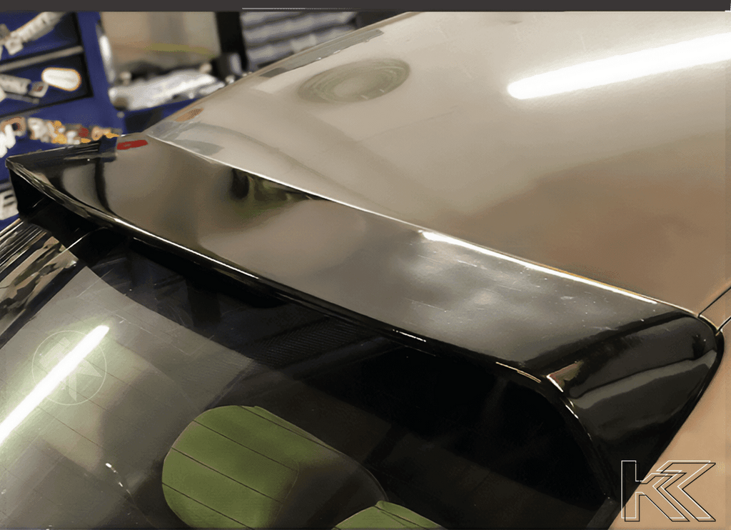 BMW E46 Sedan Series 3 Black HM Roof Spoiler (1998 - 2006)