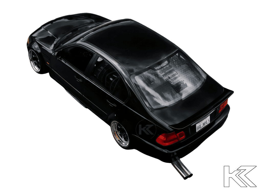 BMW E46 Series 3 Drag Wing Style Trunk Spoiler (1995 - 2005)