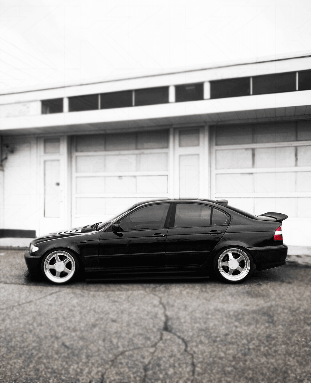 BMW E46 Series 3 Drag Wing Style Trunk Spoiler (1995 - 2005)