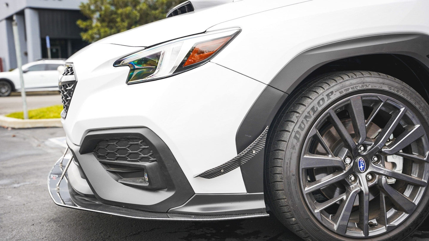 Subaru WRX Carbon Fiber Wind Splitter w/ Rods 2022-Up