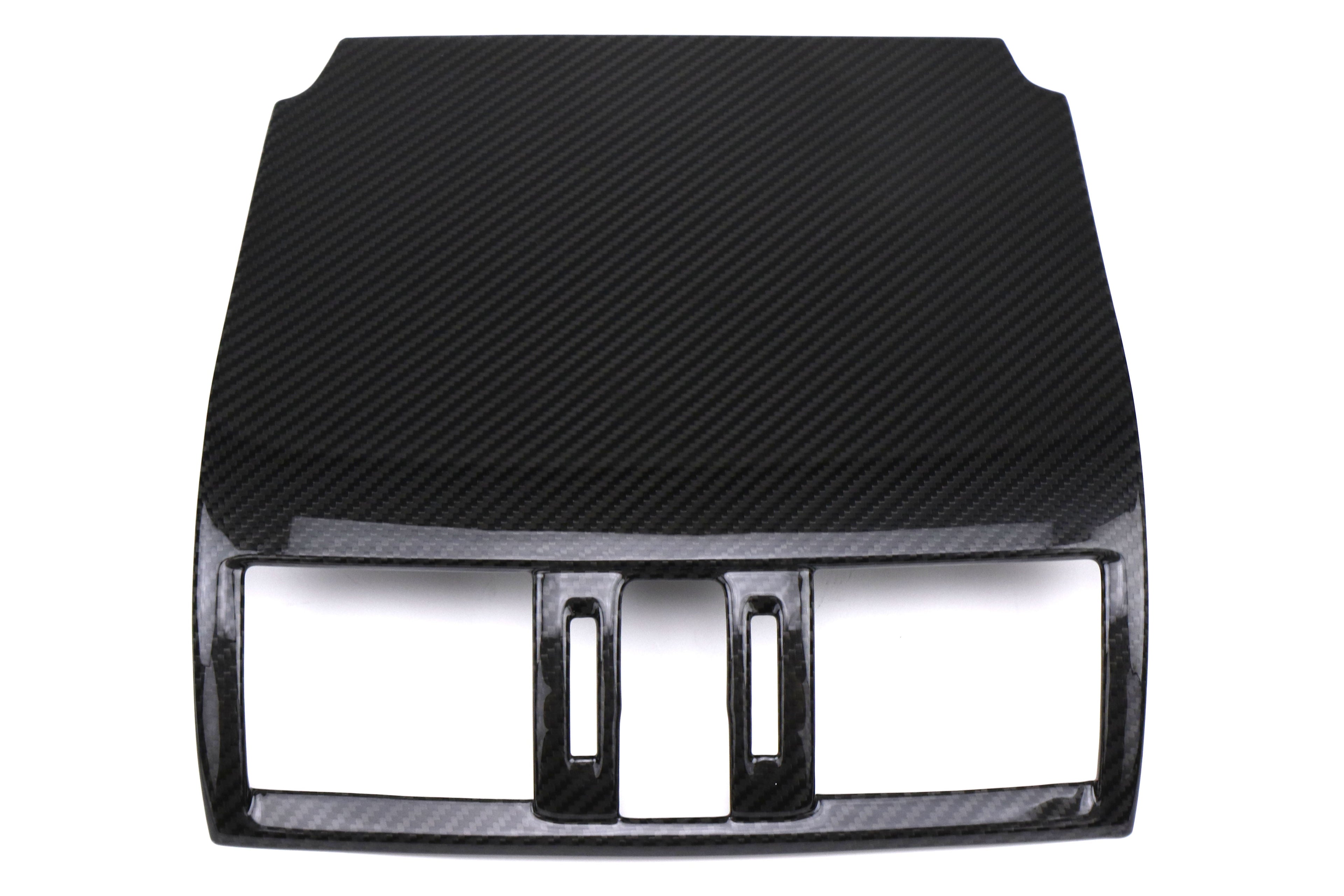 OLM LE Dry Carbon Fiber Center AC Trim Covers - 2015 Subaru WRX / STI / 2014 Forester / 2013-2014 Crosstrek