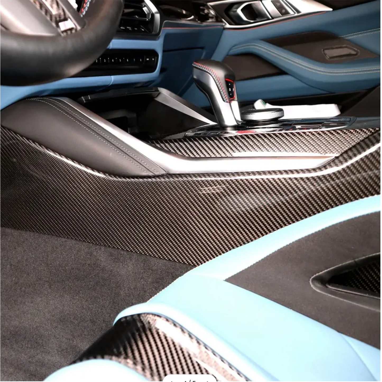 Carbon Fiber Center Console Cover for BMW G80/G82/G87 M2/M3/M4