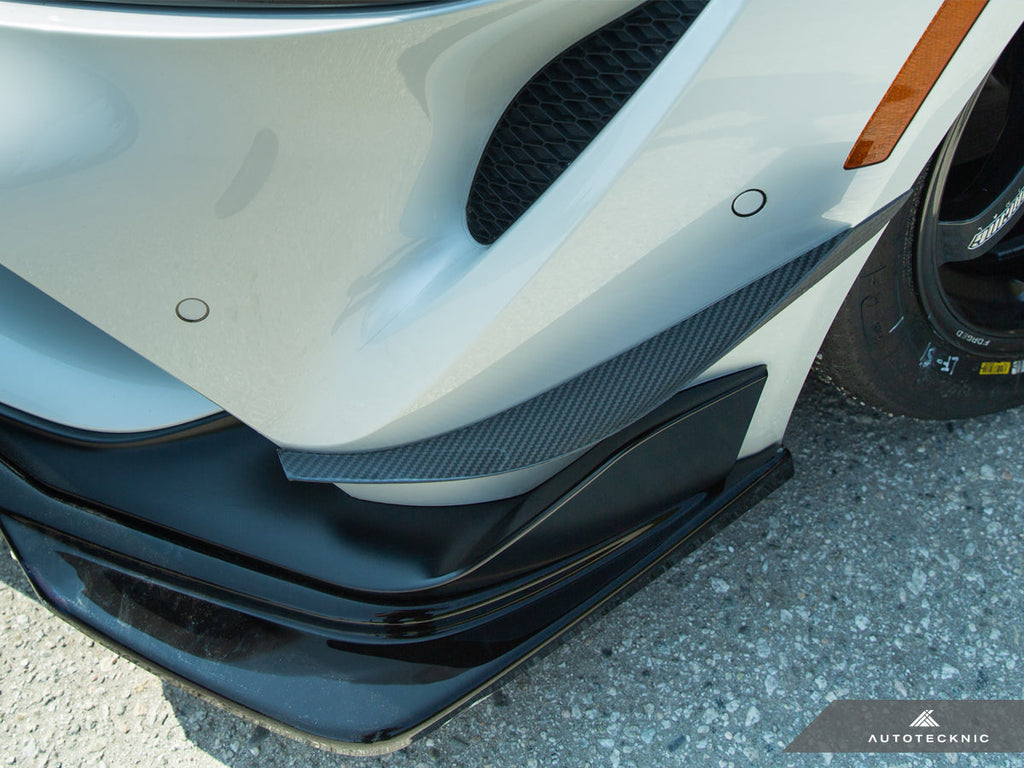 AutoTecknic Dry Carbon Canard Set - A90 Supra