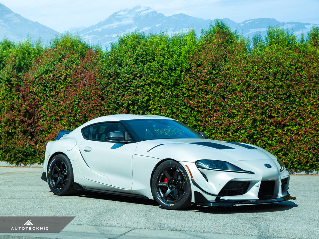 AutoTecknic Dry Carbon Canard Set - A90 Supra