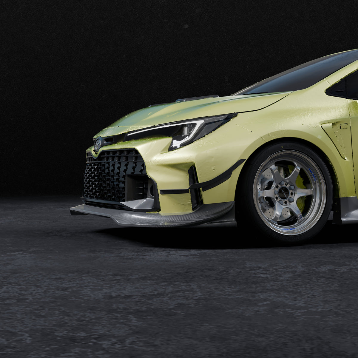 Front Lip V2 – TOYOTA GR COROLLA (ZENKI, E210, 2023-2024)