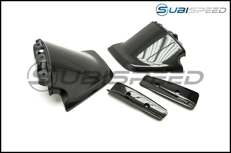 OLM STI Style Paint Matched Spoiler - Crystal Black Silica / Raven - 2015-2021 Subaru WRX / STI