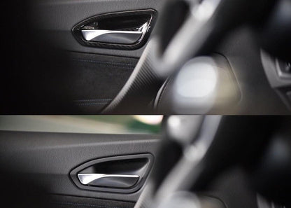 AutoTecknic Dry Carbon Interior Door Handle Trim Set - F87 M2