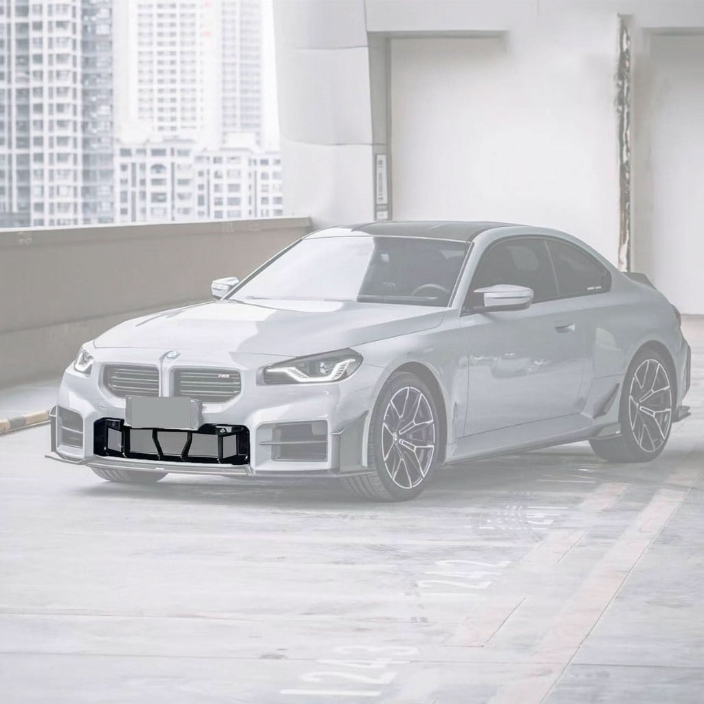 BMW 2 Series G87 M2 Carbon Fiber Front Bumper Center Lower Grille Kit (2023+)