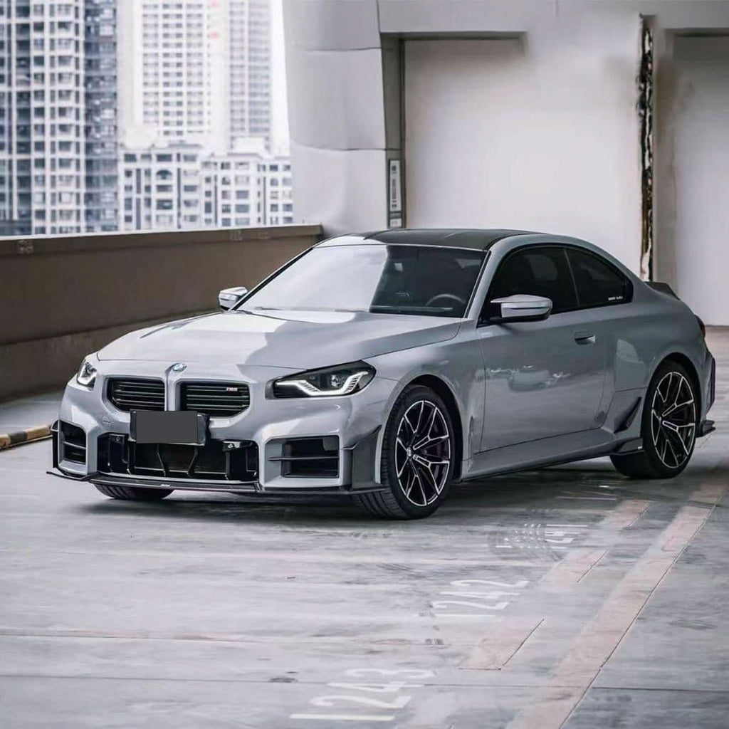 BMW 2 Series G87 M2 Carbon Fiber Front Bumper Center Lower Grille Kit (2023+)