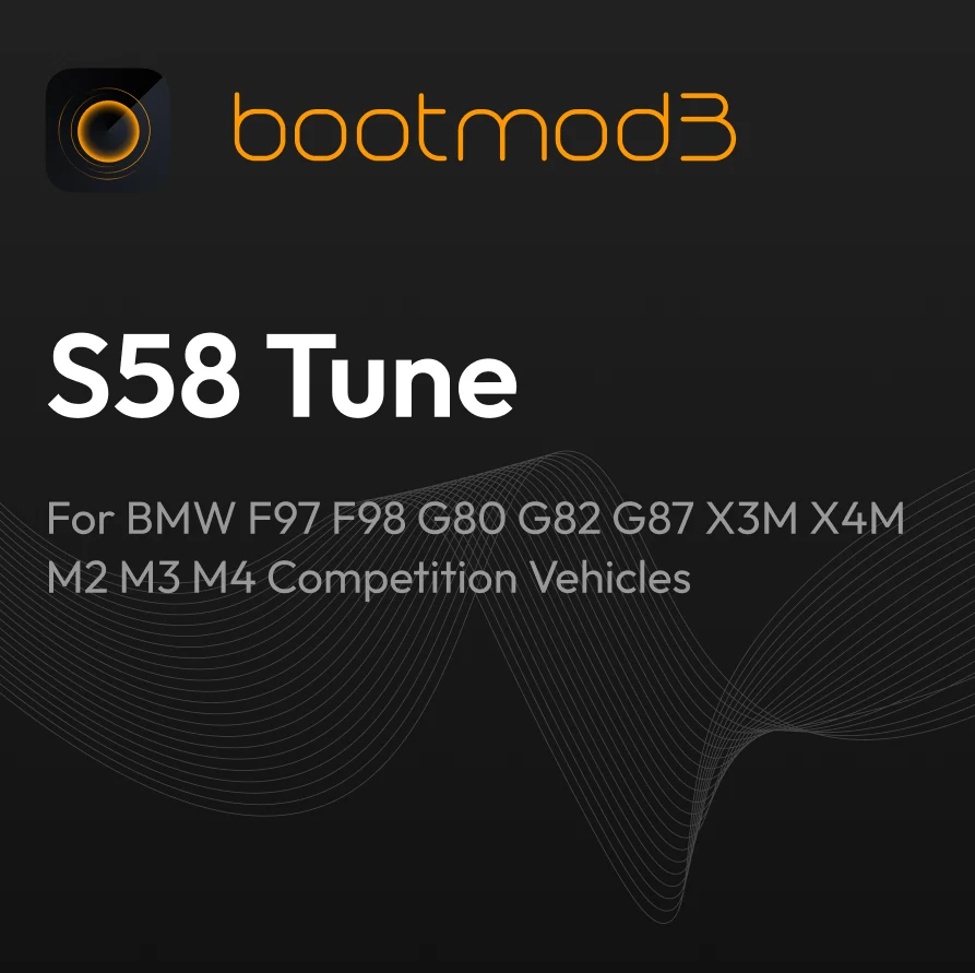 bootmod3 S58 Tune - G8X M2, M3, and M4