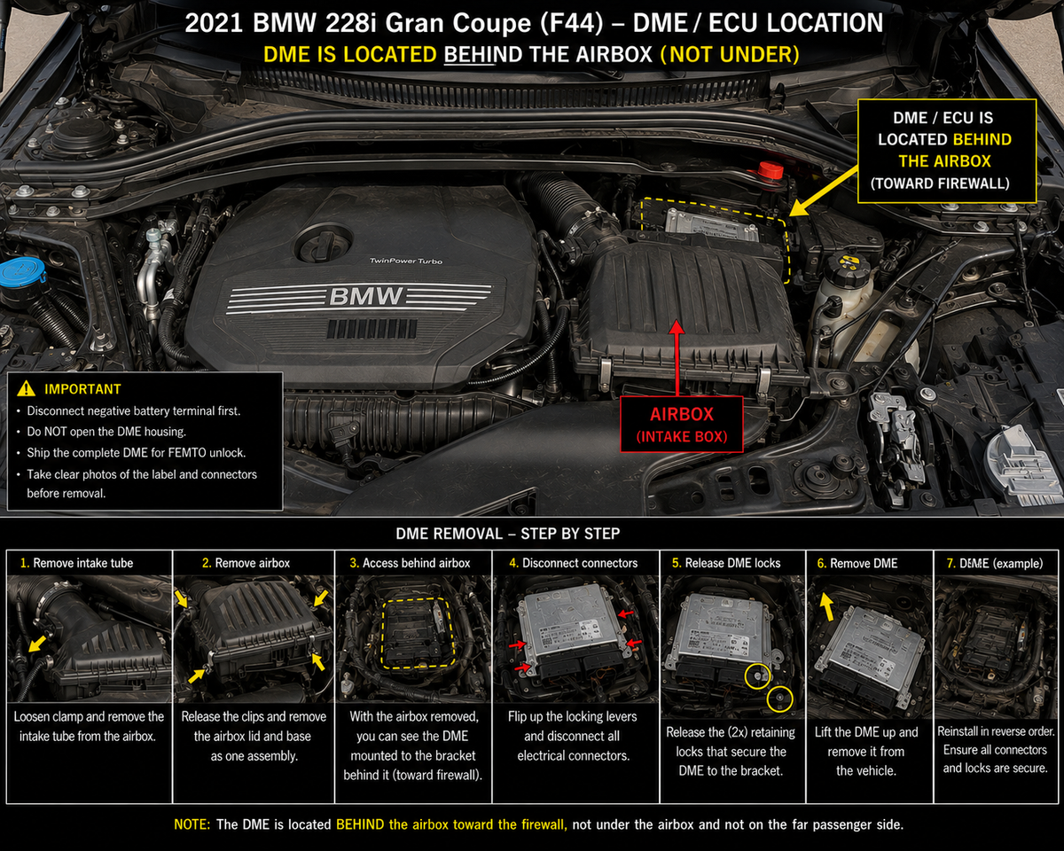 ECU Full Unlock + Bootmod3 Tune (Same Day Unlock) - BMW B46/B48/B58/N63TU3/S63TU4