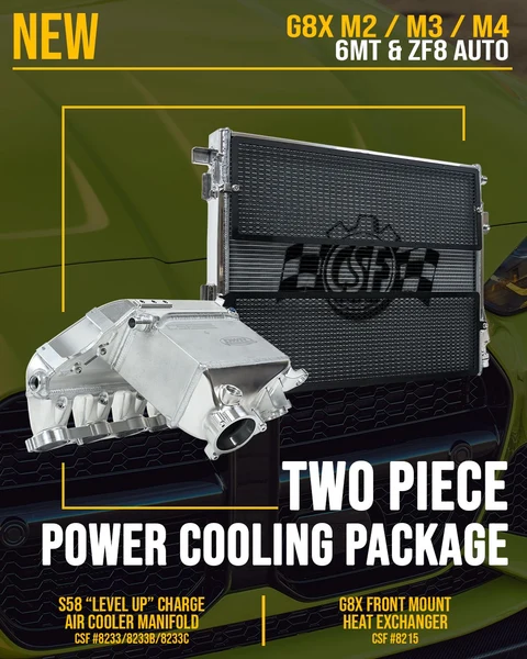 CSF G8X M2 / M3 / M4 - Power Cooling Package