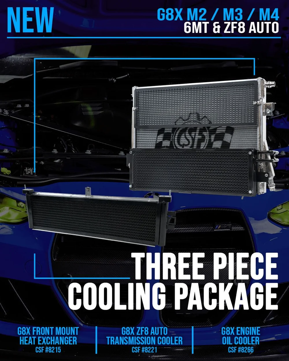 CSF G8X M2 / M3 / M4 - Power Cooling Package