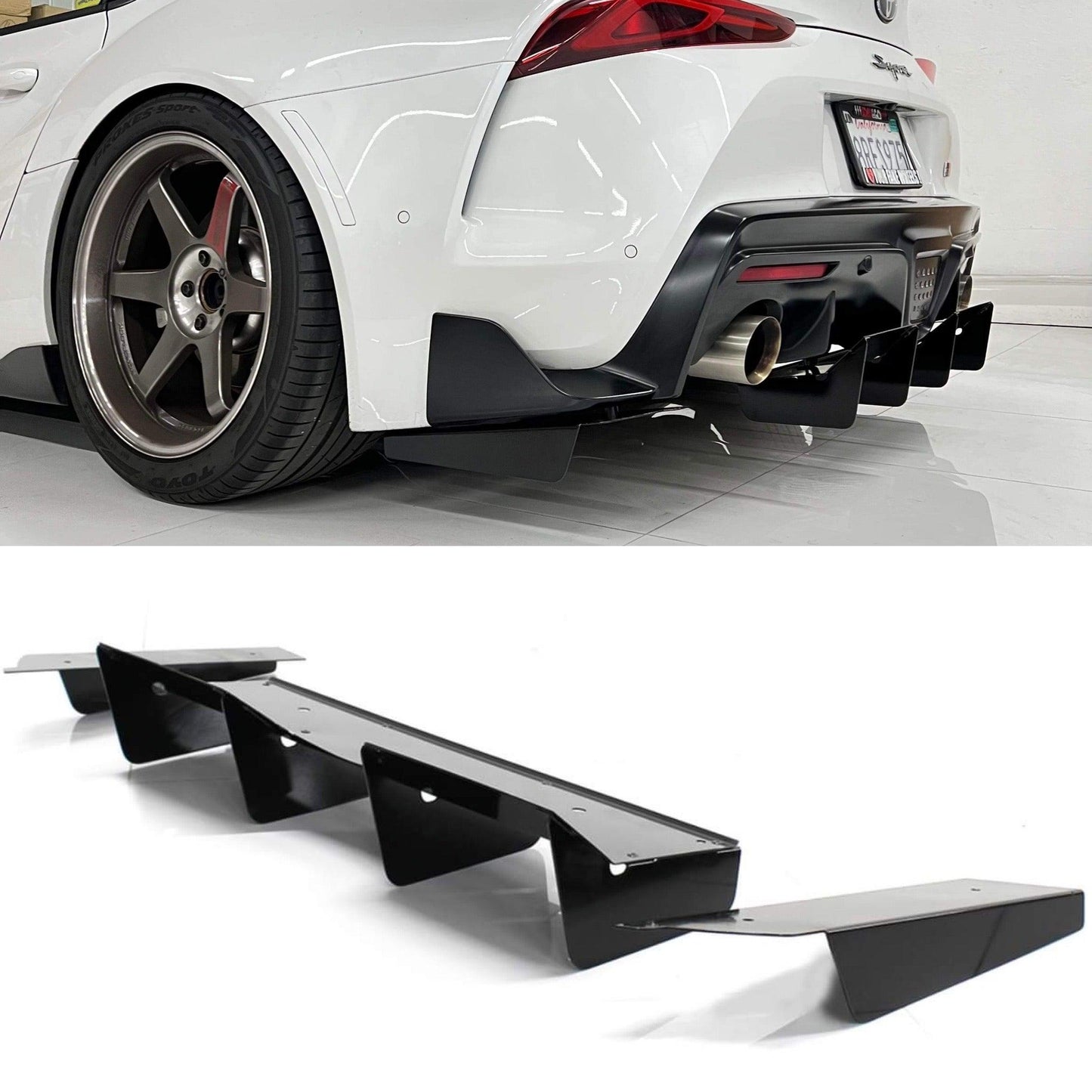 AeroFlow Dynamics 2020- 2022 Toyota Supra A90 Rear Diffuser V2