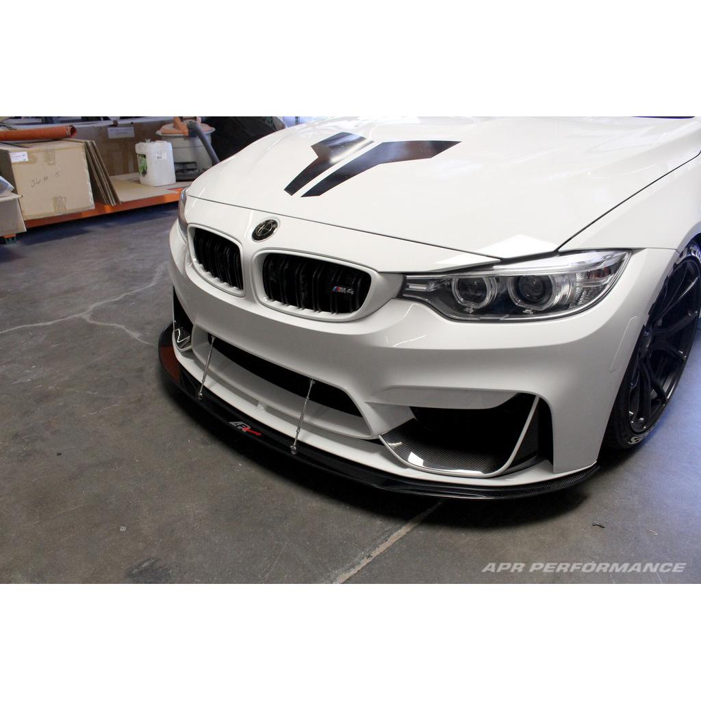 BMW F82 M4 / F80 M3 with M Performance Lip Carbon Fiber Front Wind Splitter | House of Apex - House of Apex