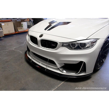 BMW F82 M4 / F80 M3 with M Performance Lip Carbon Fiber Front Wind Splitter | House of Apex - House of Apex