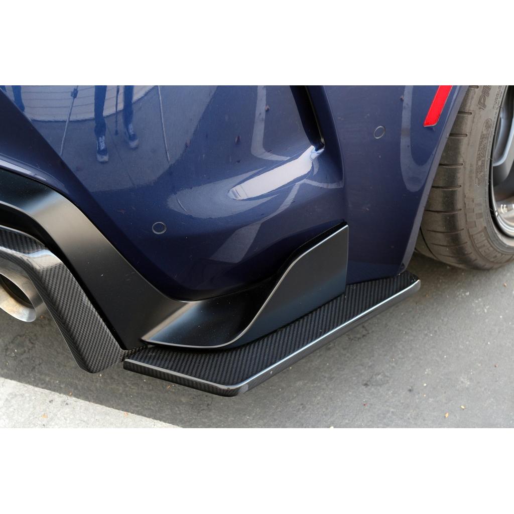 Carbon Fiber Toyota Supra A90/91 Rear Bumper Skirts 2020-2023 | House of Apex - House of Apex