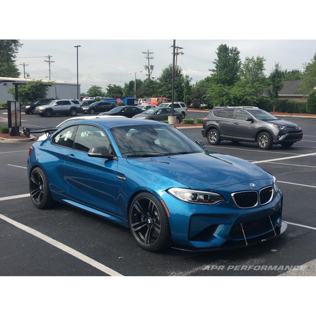 BMW F87 M2 Stock Bumper Carbon Fiber Front Wind Splitter | House of Apex - House of Apex
